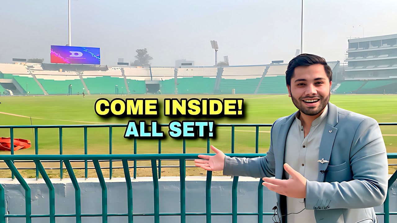 ANOTHER BREAKING! 🛑 Inside Of Gaddafi Stadium Lahore | All Set! | What Happening Inside? | New Video