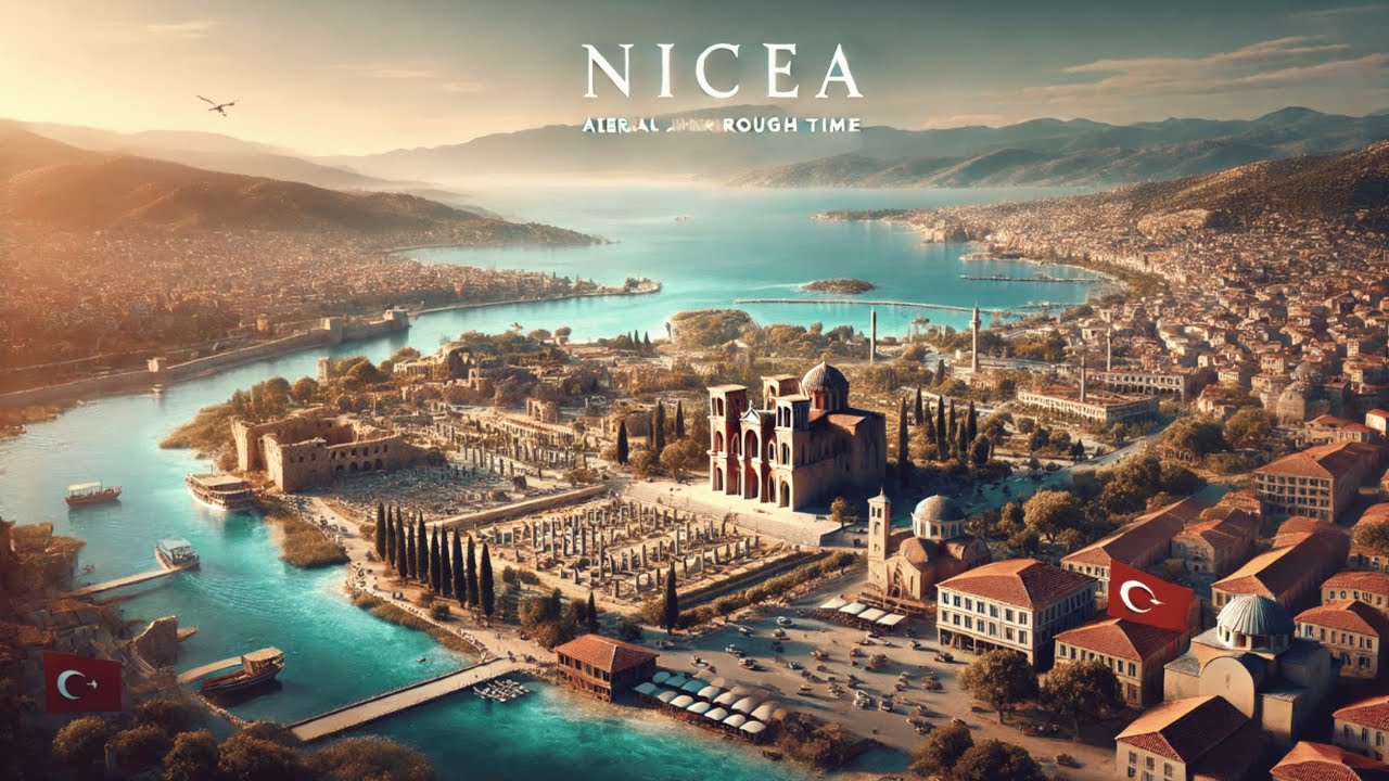 Iznik , Navigating the Rich History and Breathtaking Scenery of Nicea: Epic Drone Flight in Turkey