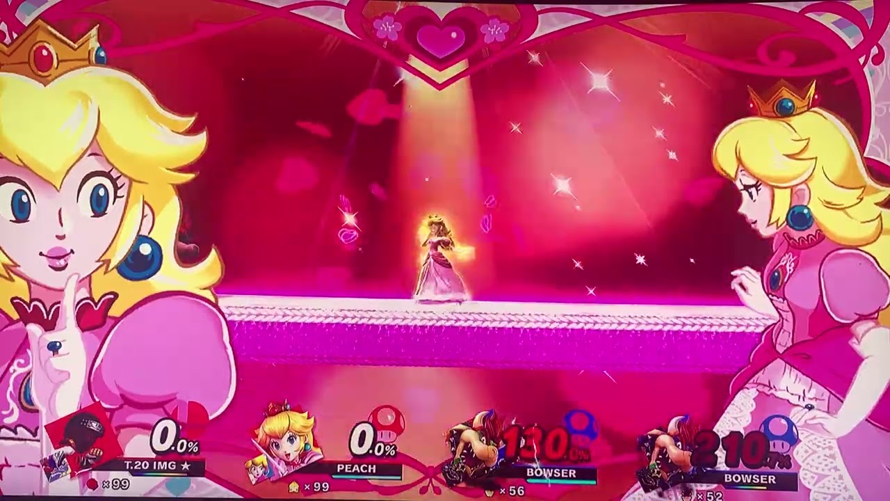 Super Smash Bros Ultimate, Mii T.20 I’MG & Peach, Flnal Smash Fight 3