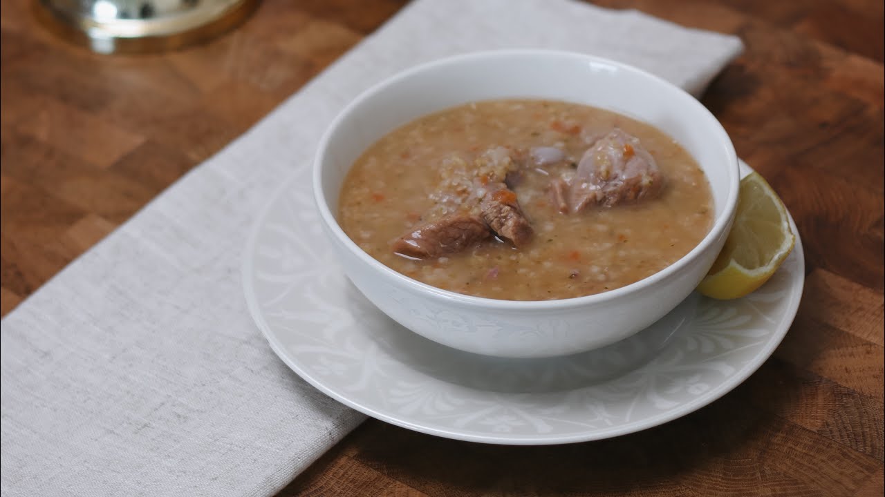 شوربة البر على طريقة الشيف وسن 🍲🌙