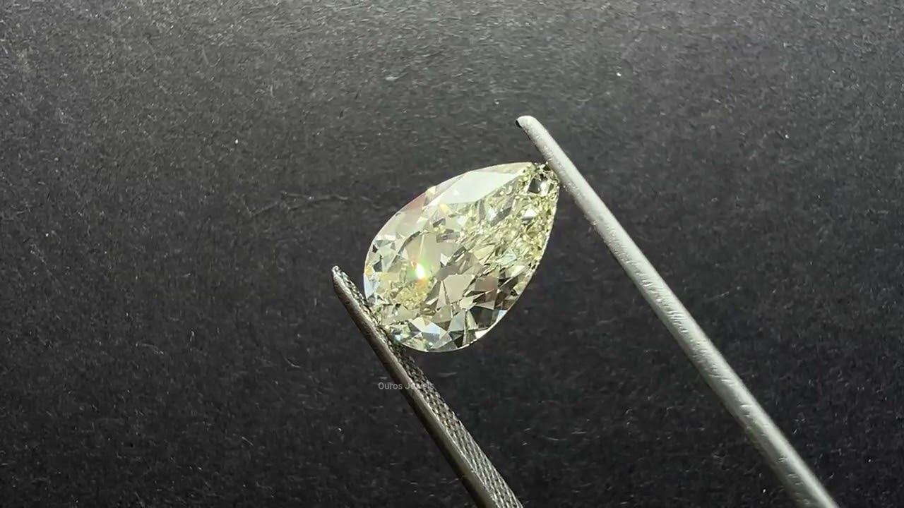 Old Mine Pear Cut Diamond @ourosjewels
