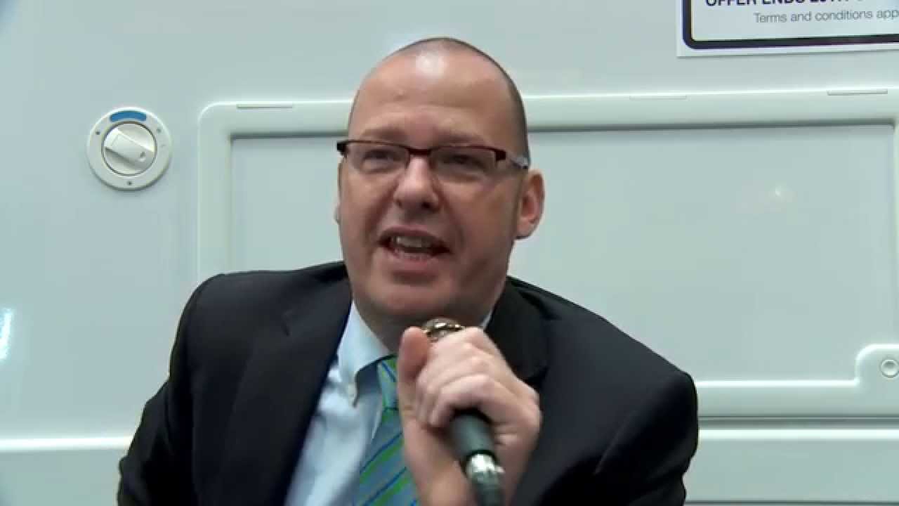 Don Amott at the Motorhome & Caravan Show
