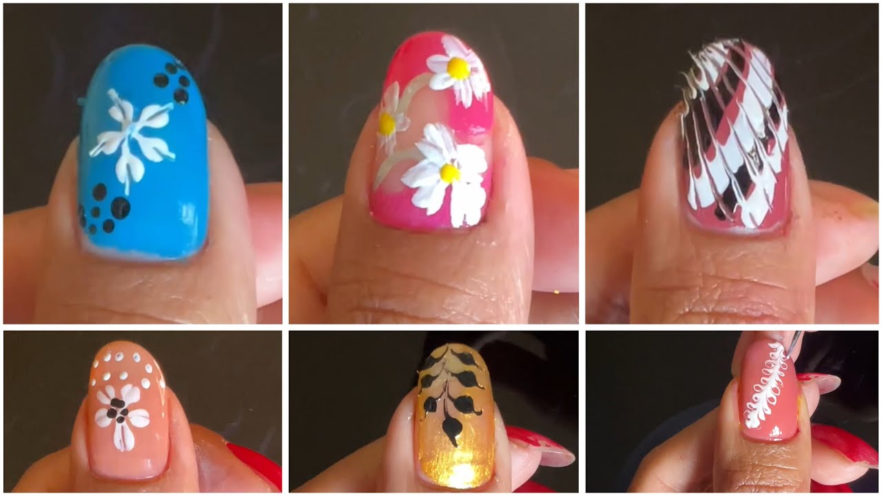 DIY Nail Art with Household Items 🧷 || Beginners Friendly & Aesthetic Designs 