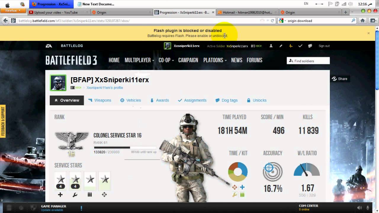 How to Sign Up  to (BF3) BattleLog for your Xbox or PS3 (easy)