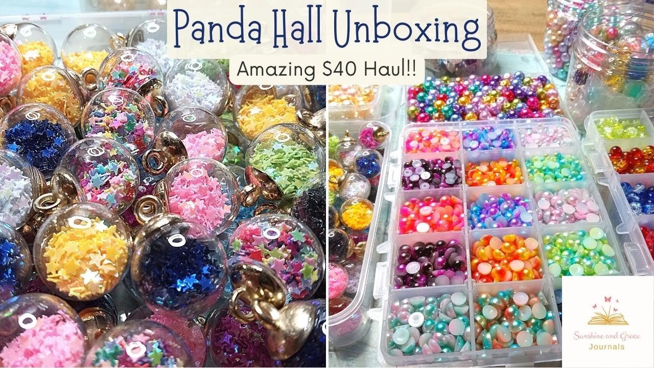 PandaHall Selected Unboxing, AMAZING $40 HAUL!!!, beautiful economical supply source