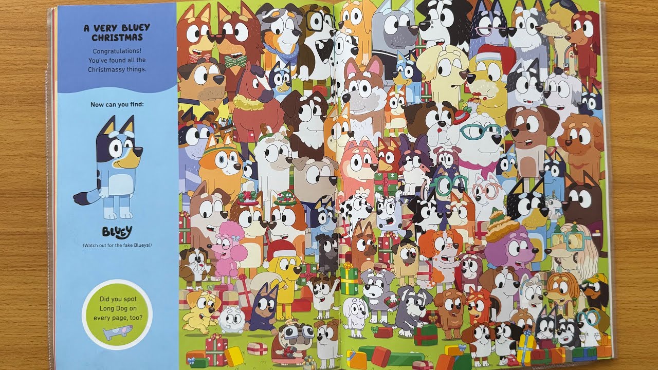 4. Where’s Bluey at Christmas? A Search and Find Book for Children and Toddlers