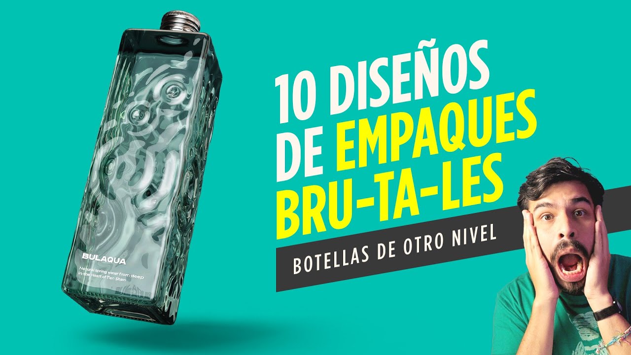🍾  TOP 10 de diseños de PACKAGING de botellas - Diseño de empaques conceptuales