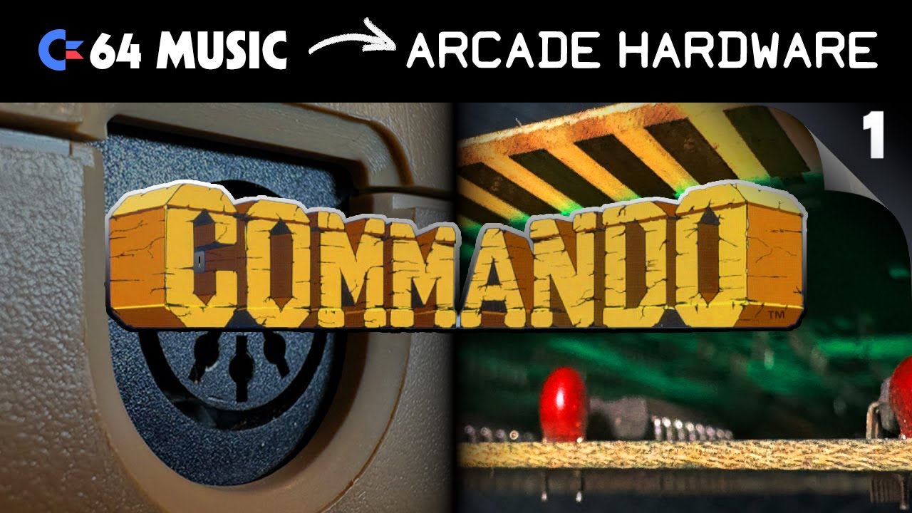 Can I port C64 Commando music to arcade hardware?