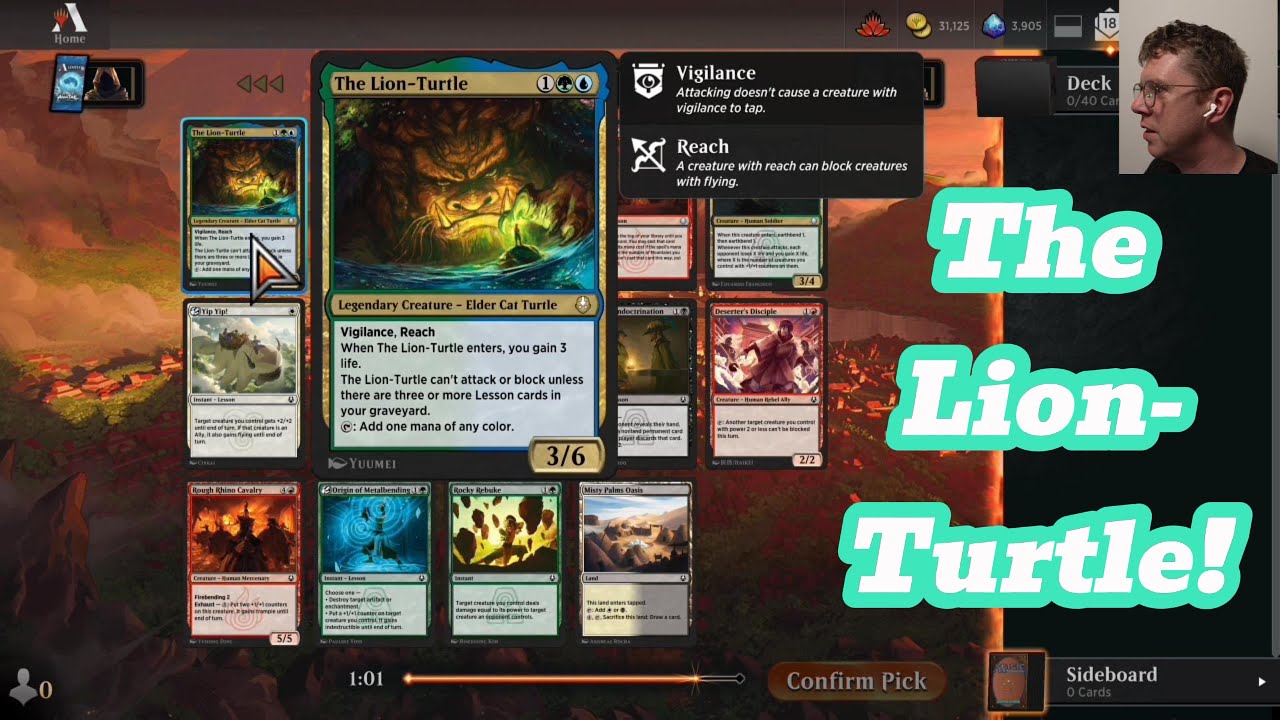 UG Lion-Turtle Ramp: MTG Arena Draft