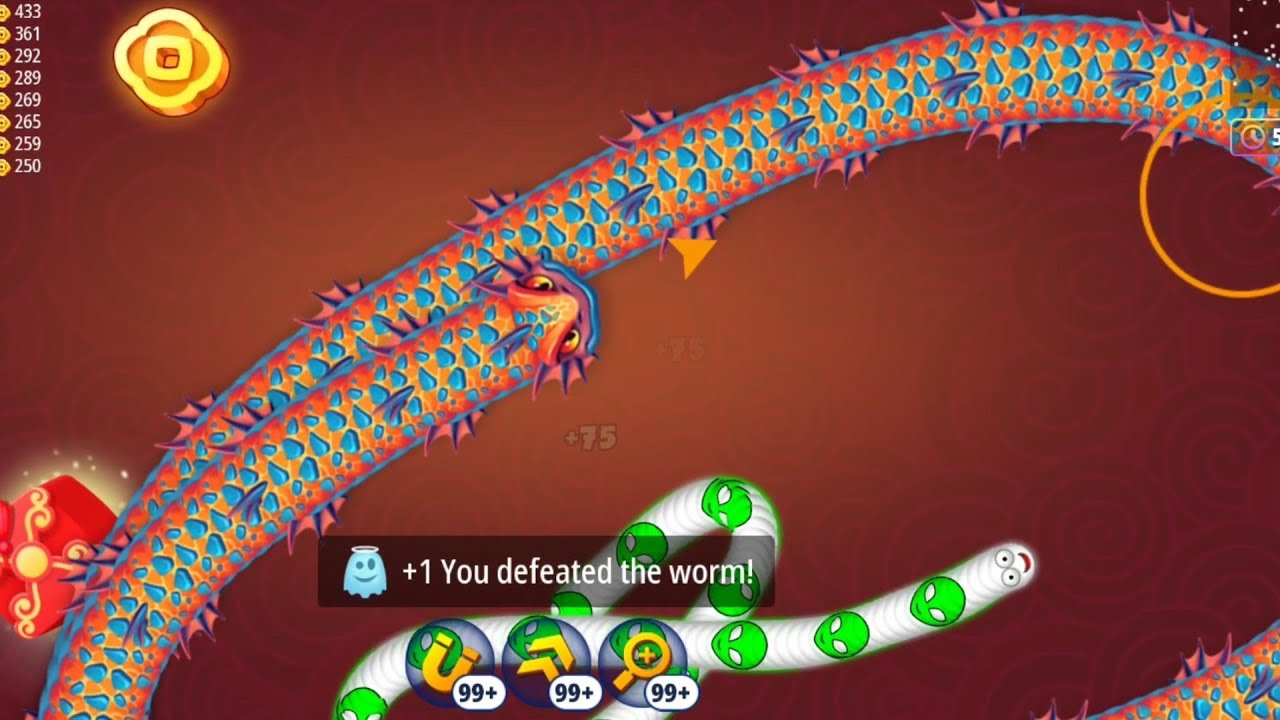 1.30 🐉 Just Unlocked the Beautiful Salamandra Worm in Worms Zone Chinese New Year Event!
