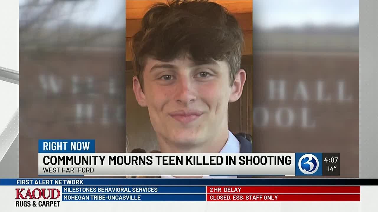 West Hartford community mourns high school senior killed in shooting