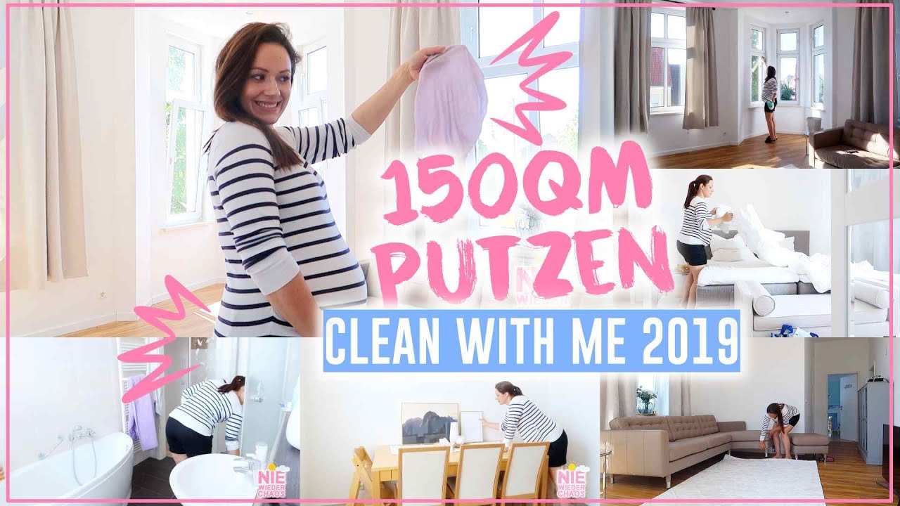 Extremes PUTZEN in der GANZEN Wohnung • Clean with me 2019 • 32SSW • Maria Castielle