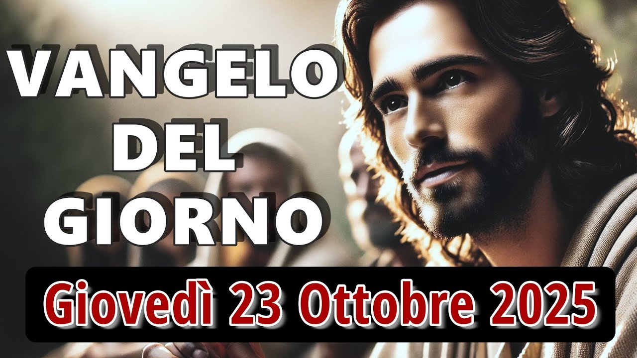 VANGELO DEL GIORNO GIOVEDI 23 OTTOBRE 2025 ❤️ Il fuoco che brucia la falsa pace