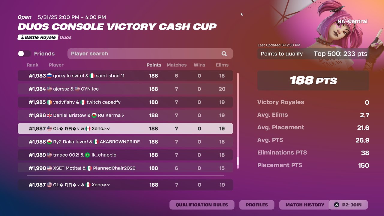 How I almost qualified for the duo console cash cup (4k + 120fps)