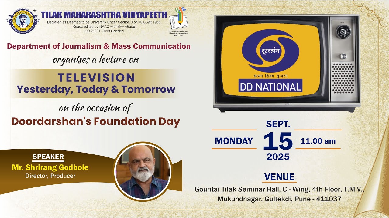 Shrirang Godbole - Television Yesterday, Today & Tomorrow
