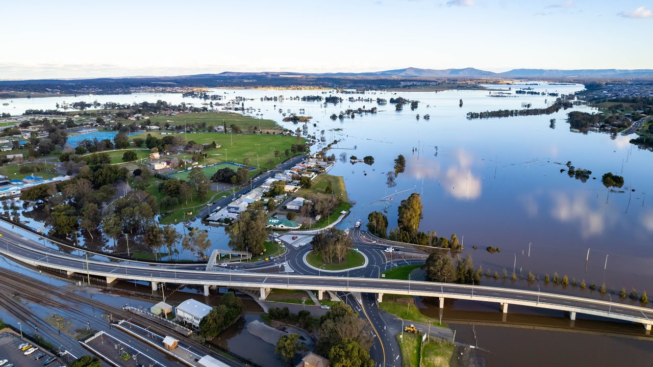 Flooding Event Maitland NSW | Aerial footage - July 2022