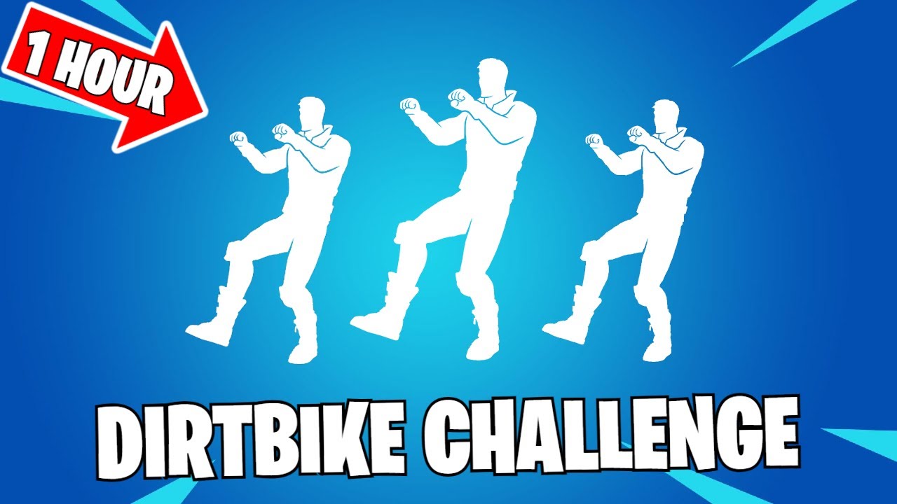 Fortnite Dirtbike Challenge Emote 1 Hour Dance! (ICON SERIES)