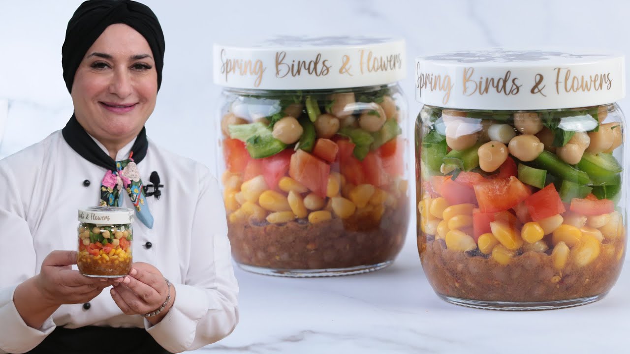 سلطة  صحية لذيذة ومشبعه وغنيه بالقيمة الغذائية | منال العالم