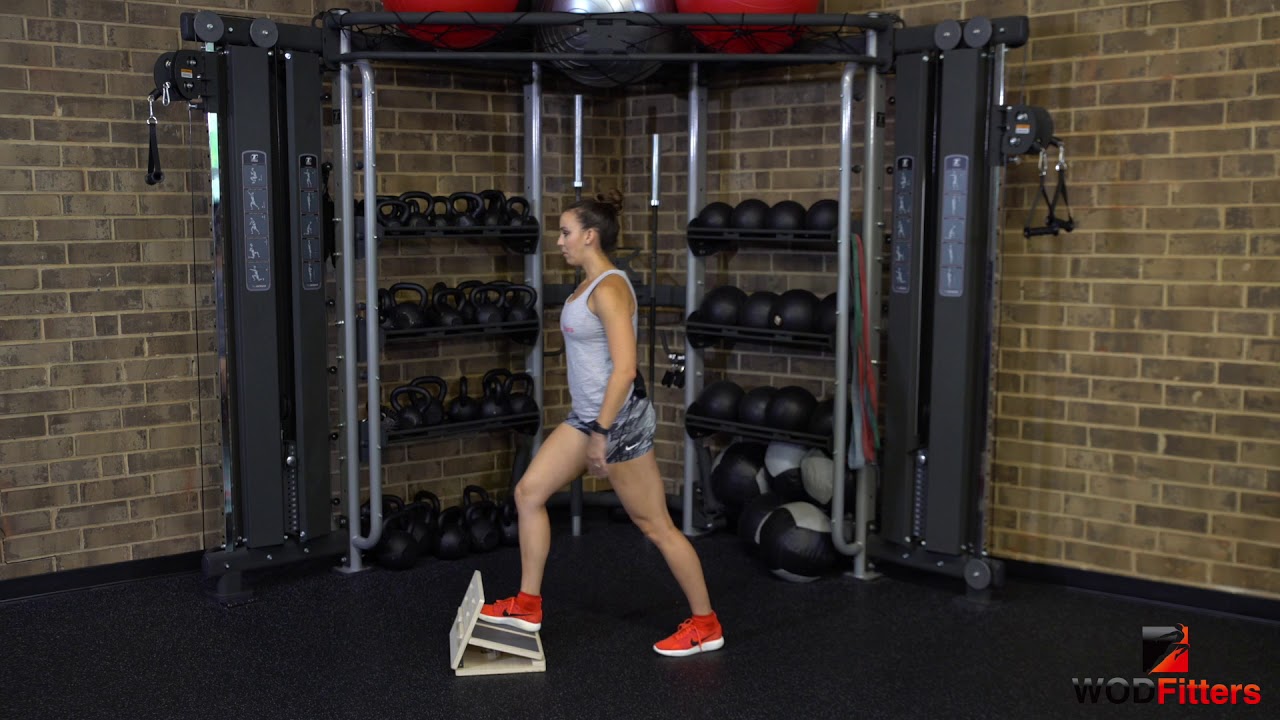 WODFitters Wooden Slant Board For Calf Stretching