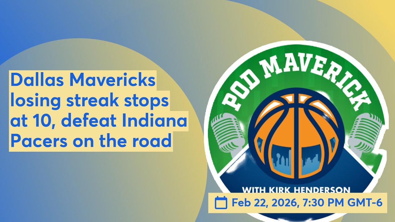 Mobile: Dallas Mavericks losing streak stops at 10, defeat Indiana Pacers on the road 📱