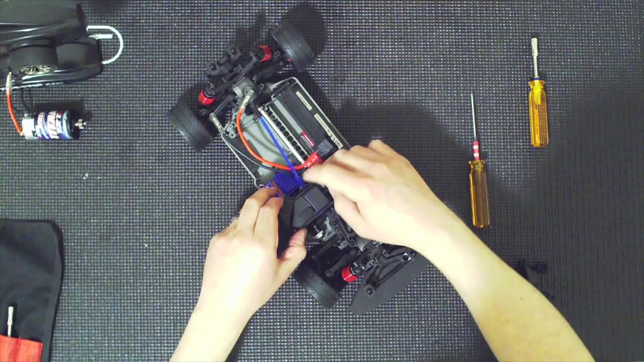 Traxxas 4 Tec 2 0 Teardown Part 9 Re Assembly Install Electronics Servo Motor ESC Receiver