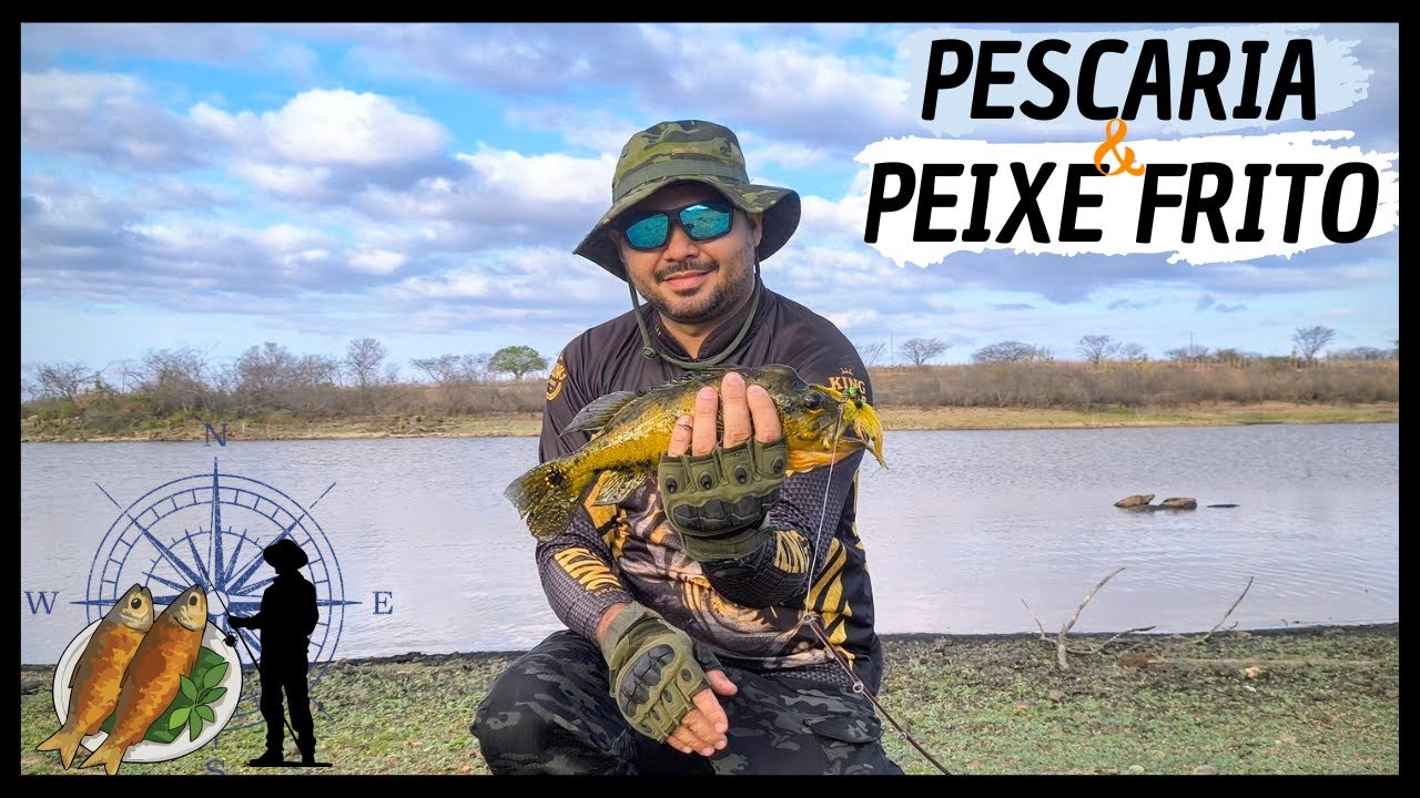 PESCARIA COM PEIXE FRITO AÇUDE DO RETIRO #fishing #açude #acampamento #pescaria #trilhasradicais