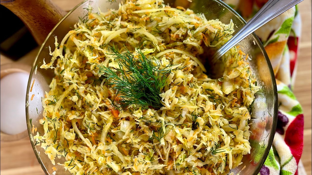 Cabbage & Carrot Salad- The Lazy Girls Kitchen