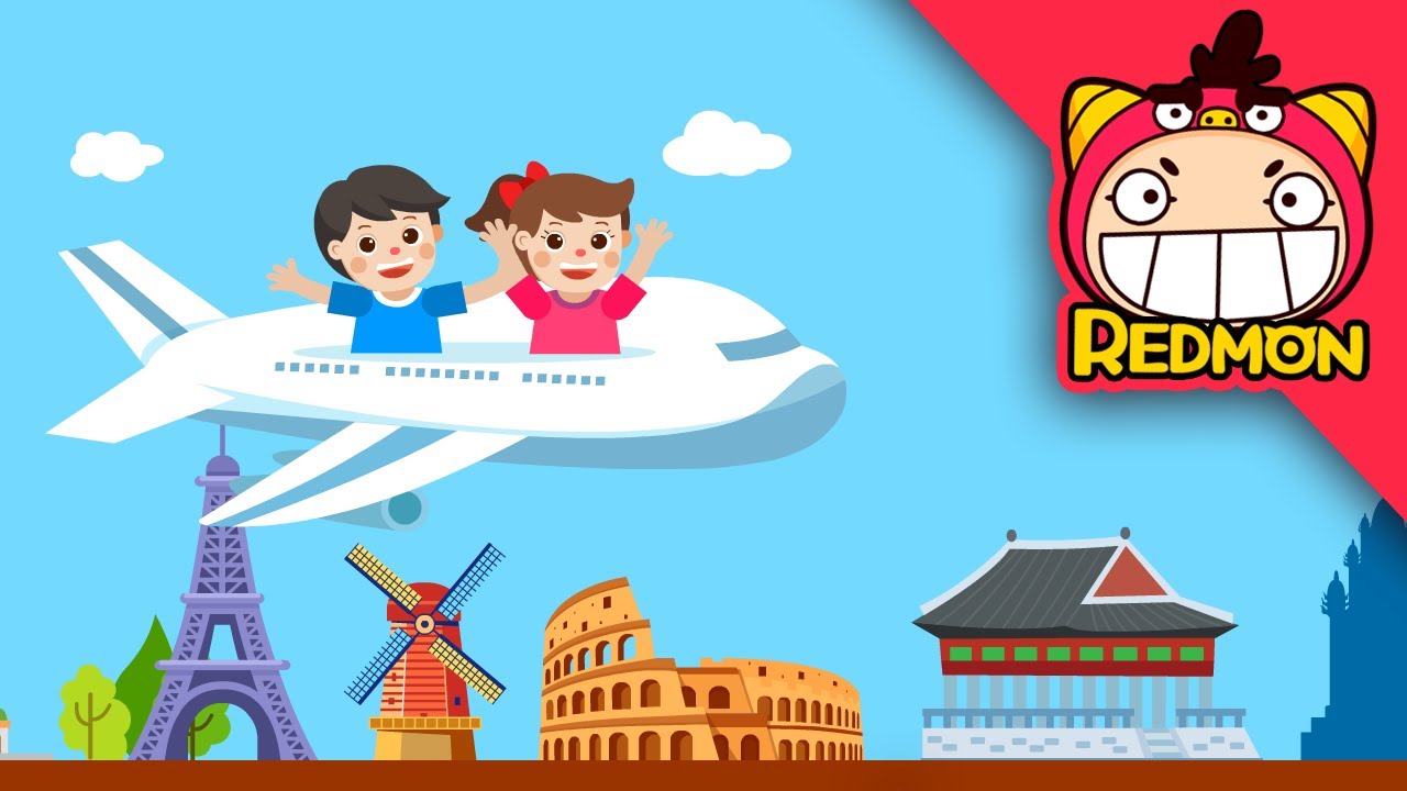 World Capitals Song | Nursery Rhymes | REDMON
