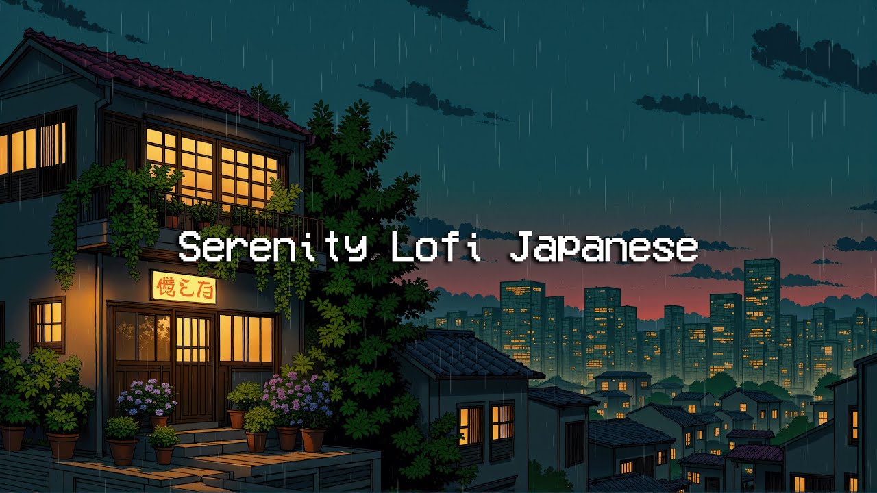 Serenity Lofi Japanese ☔ Chill Hip Hop Mix to Deep Focus to Study, Relax and Sleep Well 💤