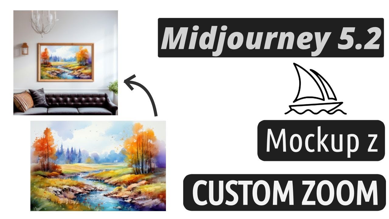 Jak stworzyć mockup w Midjourney 5.2 - Funkcja Custom Zoom + Prompt do Midjourney