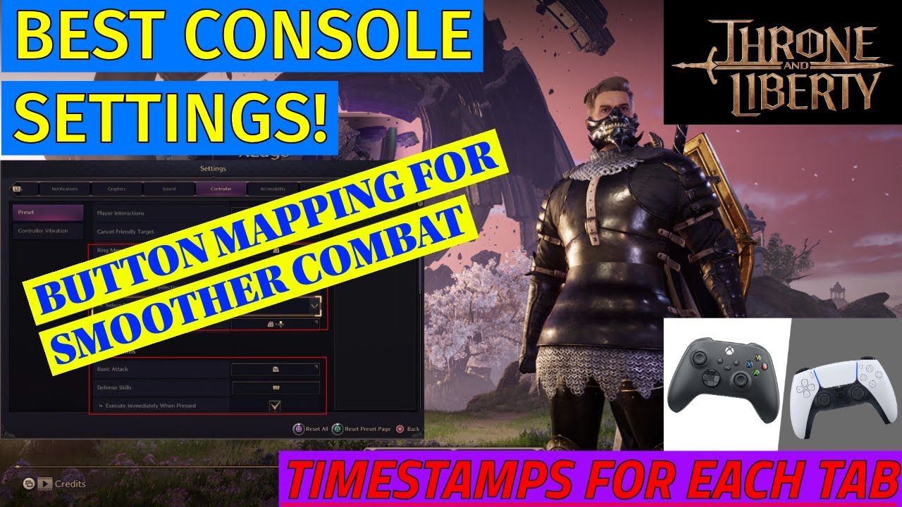 Throne & Liberty: Best Console & Controller Settings for INSANE Gameplay!