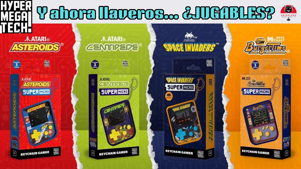 SUPER MICRO HIPER MEGA TECH! Arcade de llavero