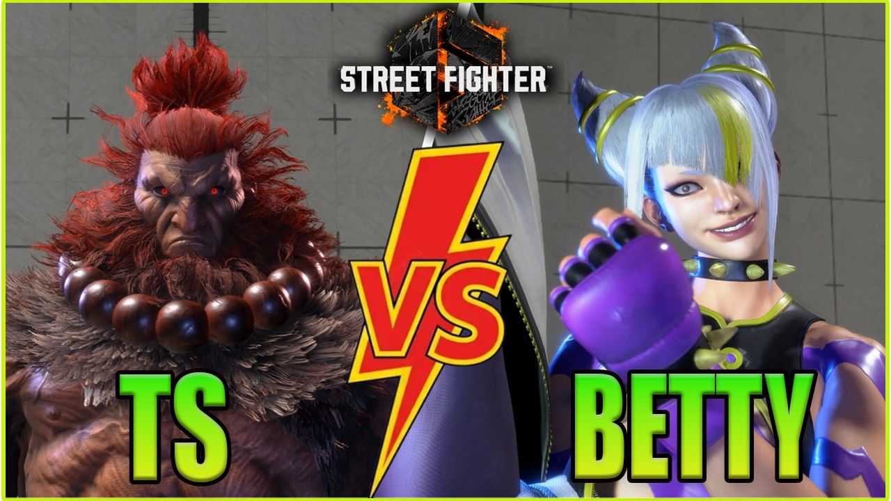 🔥SF6🔥TS (AKUMA) VS BETTY (JURI)🔥STREET FIGHTER 6🔥