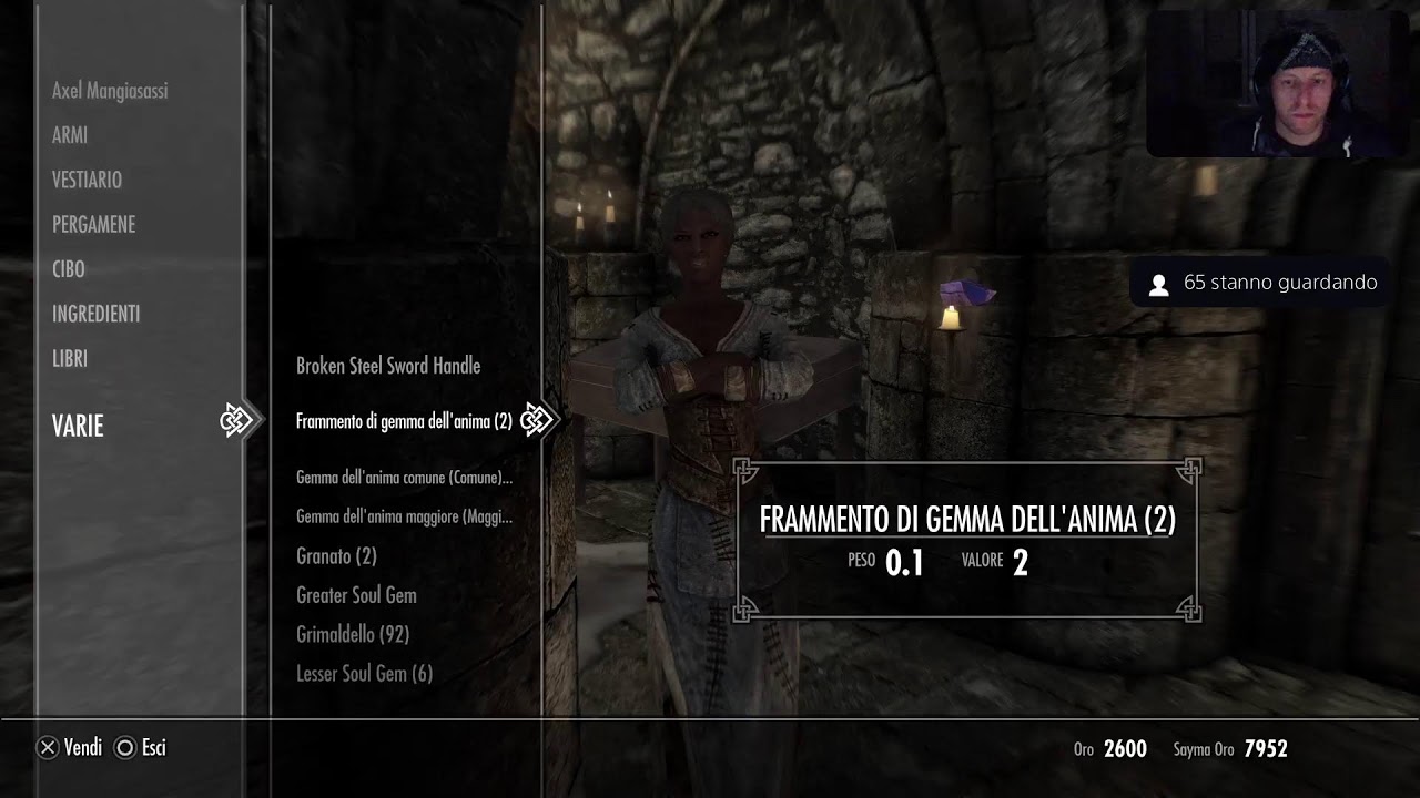 Skyrim [Dead is dead] [Survive] [Leggendaria] [Potionlocke] ep5 Axel Mangiasassi in viaggio..