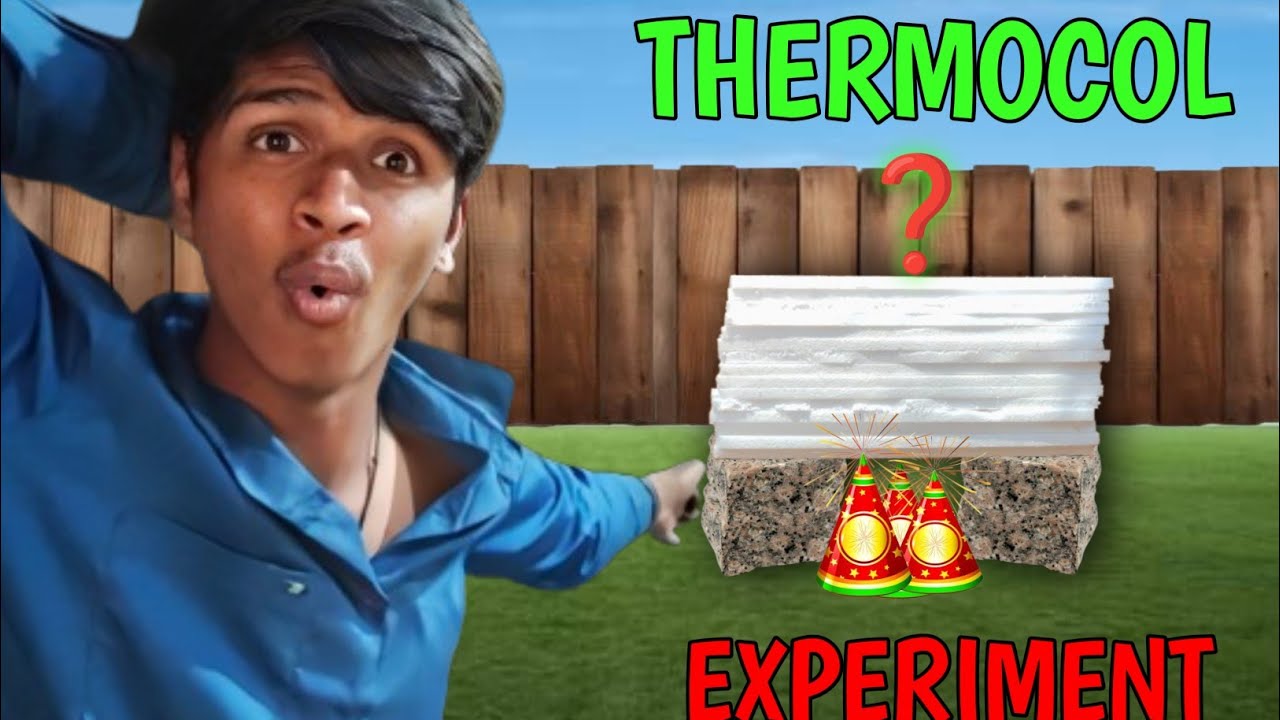 Amazing😧 Thermocol 😲 Experiment in ( Telugu Indian one experiment)