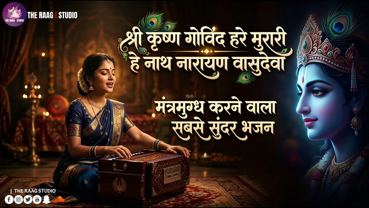 श्री कृष्ण गोविंद हरे मुरारी | Shri Krishna Govind Hare Murari | Krishna Bhajan | New Bhajan Song