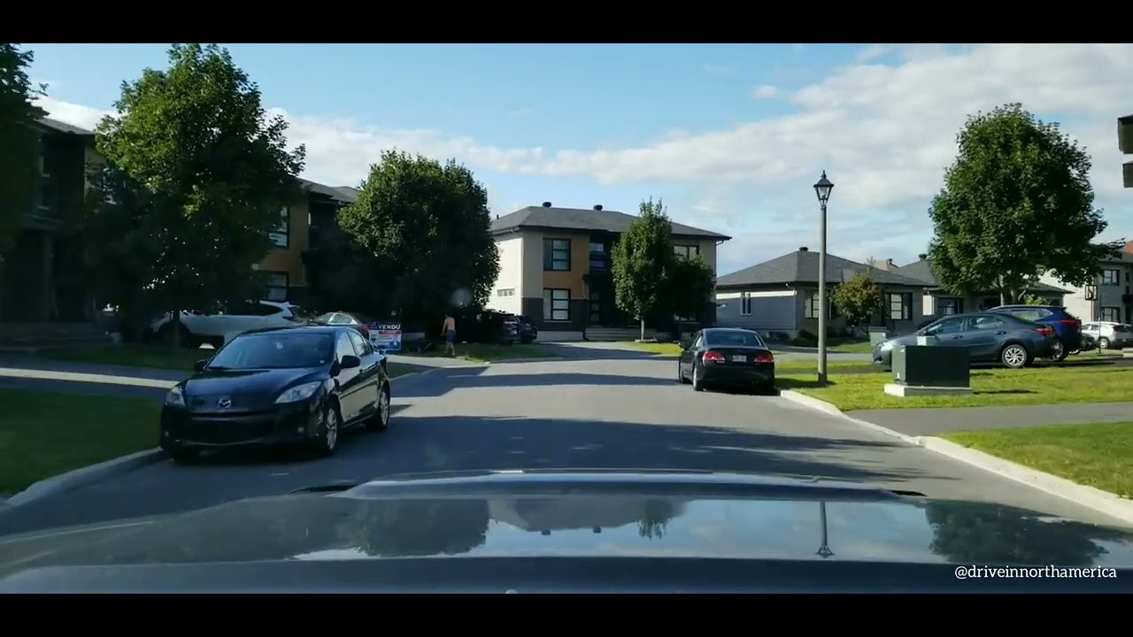 Beautiful houses neighborhood In Gatineau (Québec)