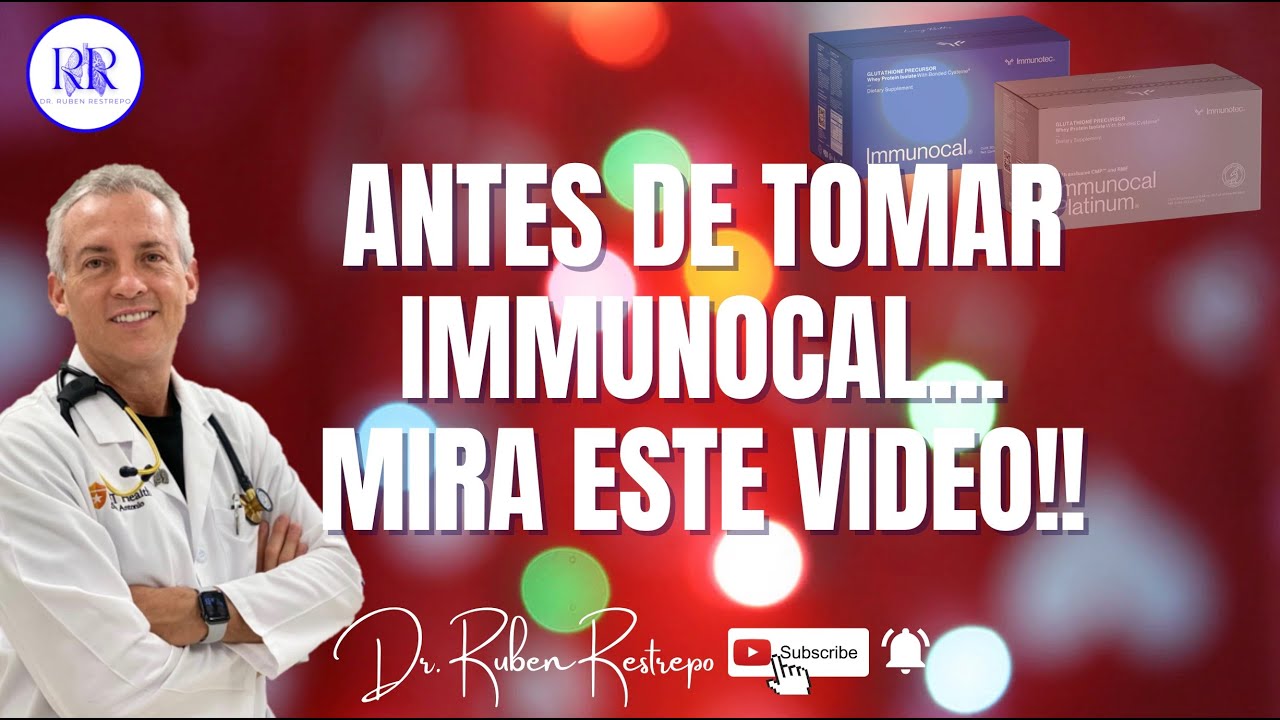 NO TOMES IMMUNOCAL HASTA QUE VEAS ESTE VIDEO