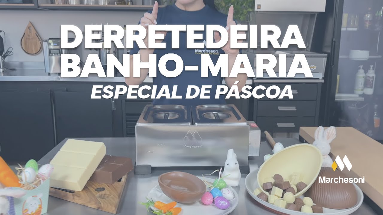Derretedeira Profissional para Chocolate Marchesoni | Banho-maria