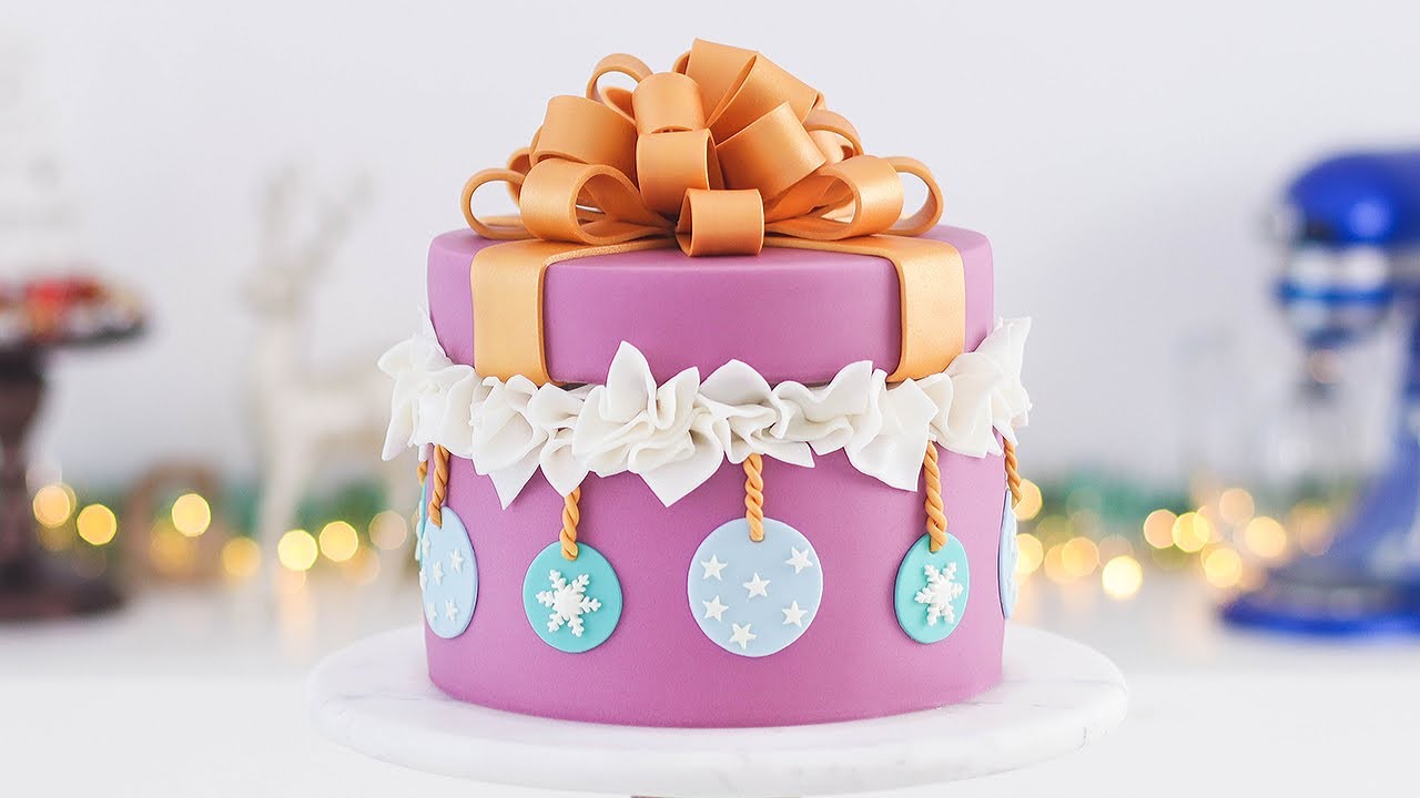 Easy Chritsmas Present 🎁Cake Tutorial - Tan Dulce