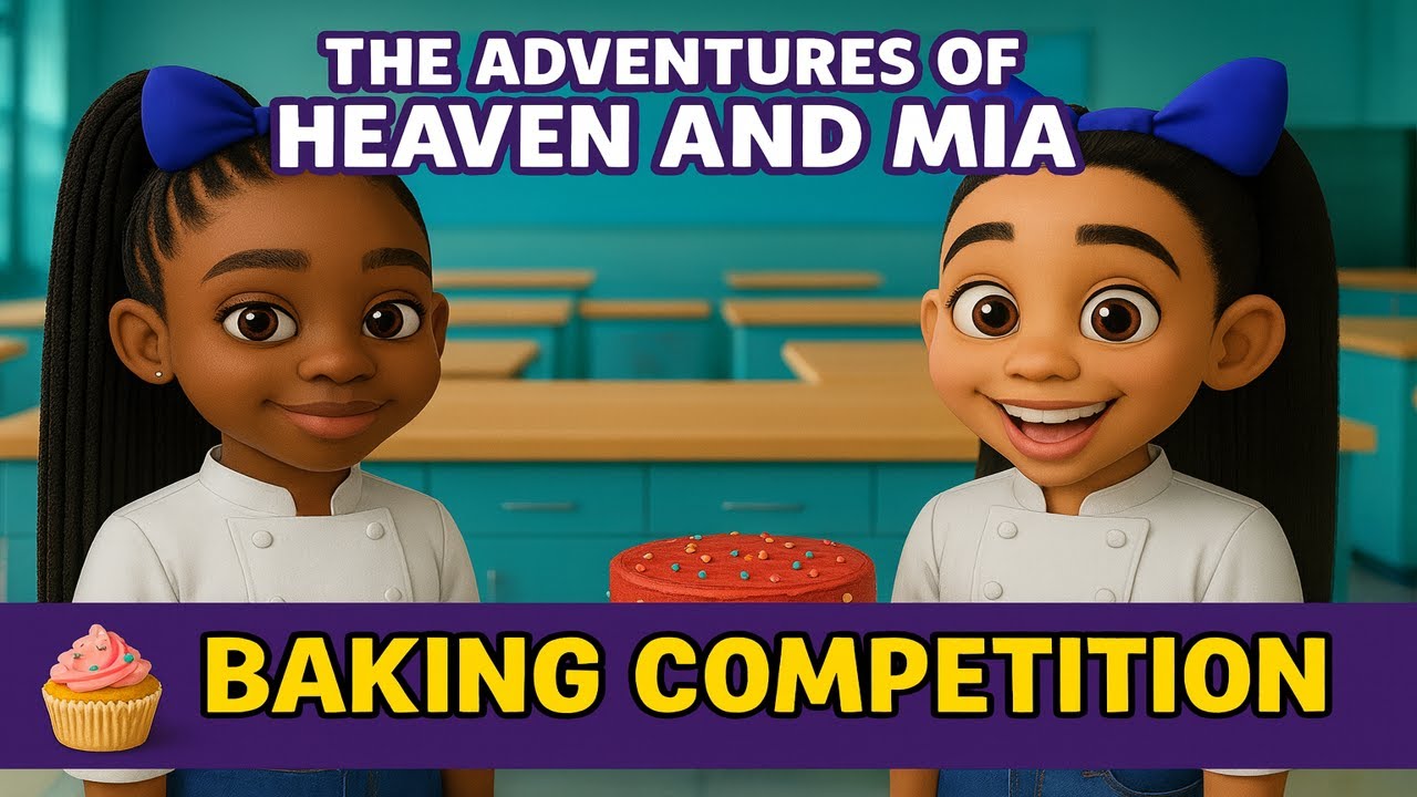 The Adventures of Heaven and Mia: The Ultimate Kids Baking Competition 🍰👩🏽‍🍳 | Fun Family Challenge!