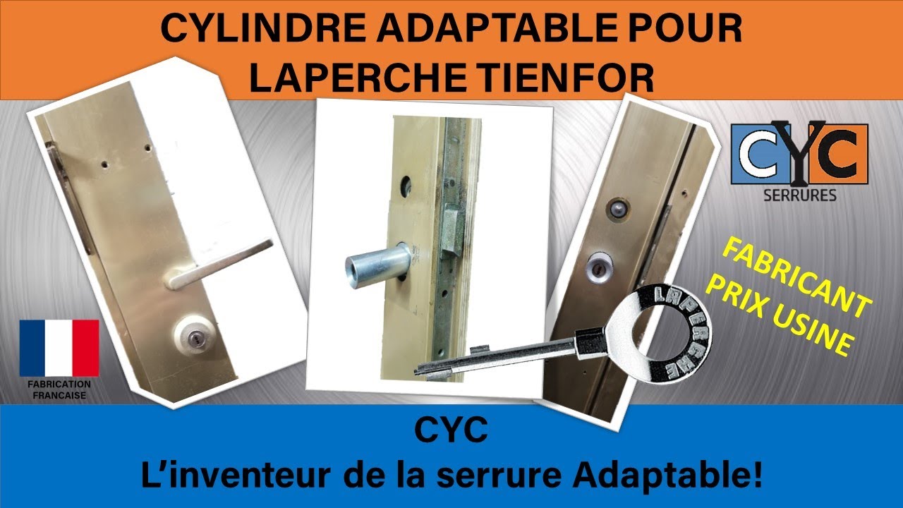 clé serrure LAPERCHE ROLS comparatif et différences  avec les clés CYC sécurisées