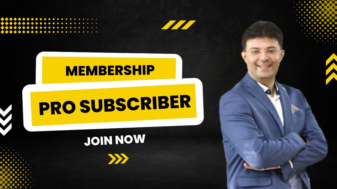 Pro Subscriber Membership | CA Dr Aman Chugh
