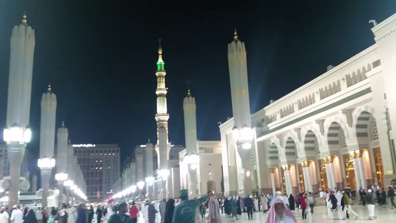 أذان العشاء من المسجد النبوي | ٣٠ ربيع الثاني ١٤٣٨ | للشيخ عادل كاتب