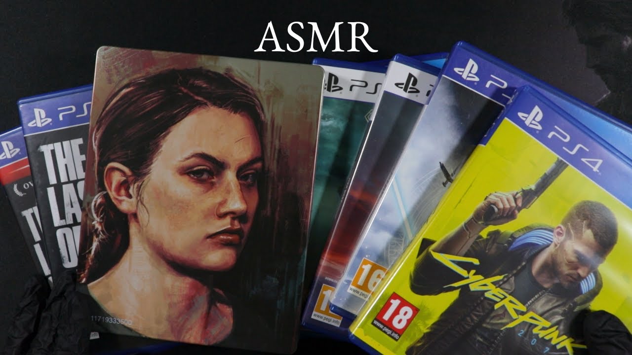 ASMR | My Favorite PS5 & PS4 Games (Part 1) | Whispering & Tapping 🎮💿