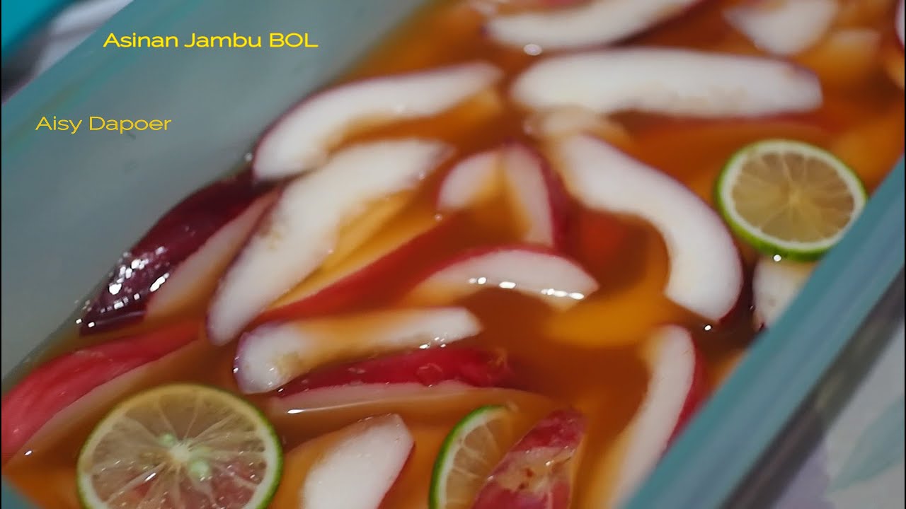 Asinan Jambu BOL, mudah praktis cepat dan segarnya kebangetan