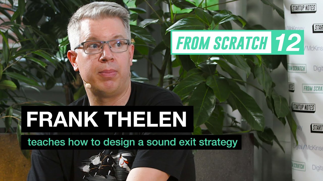 Frank Thelen (Die H&ouml;hle der L&ouml;wen) teaches how to design a sound exit strategy