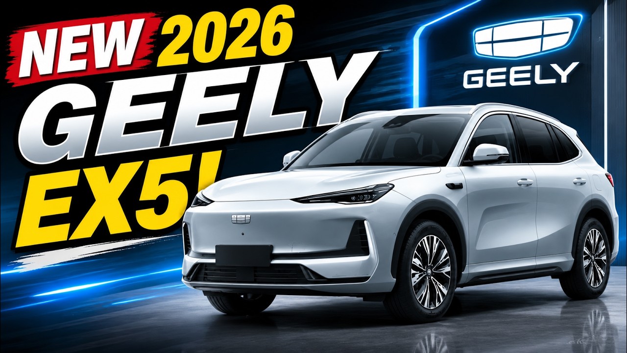 Представлен новый Geely EX5 с новыми технологиями, задним приводом, мощностью 245 кВт и новой бат...