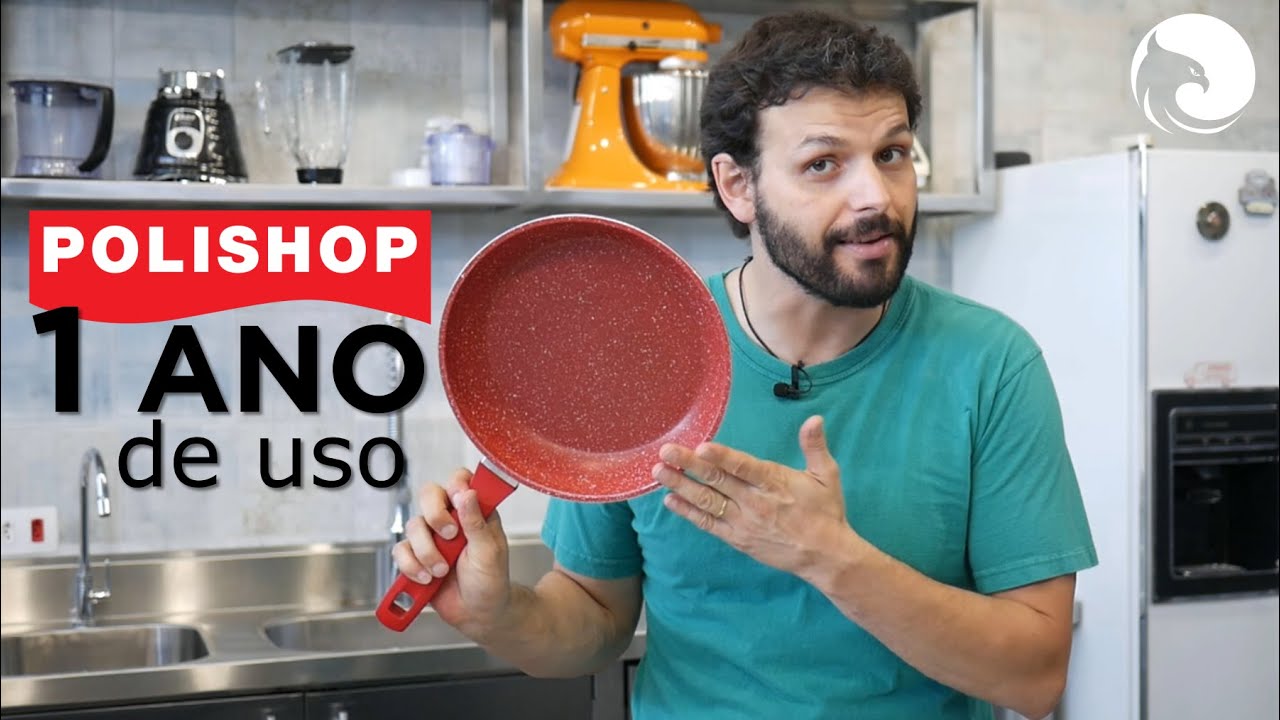 Panela Sauté Grand 24cm Polishop FlavorStone | Revisão da Harpyja + 1 Ano de uso