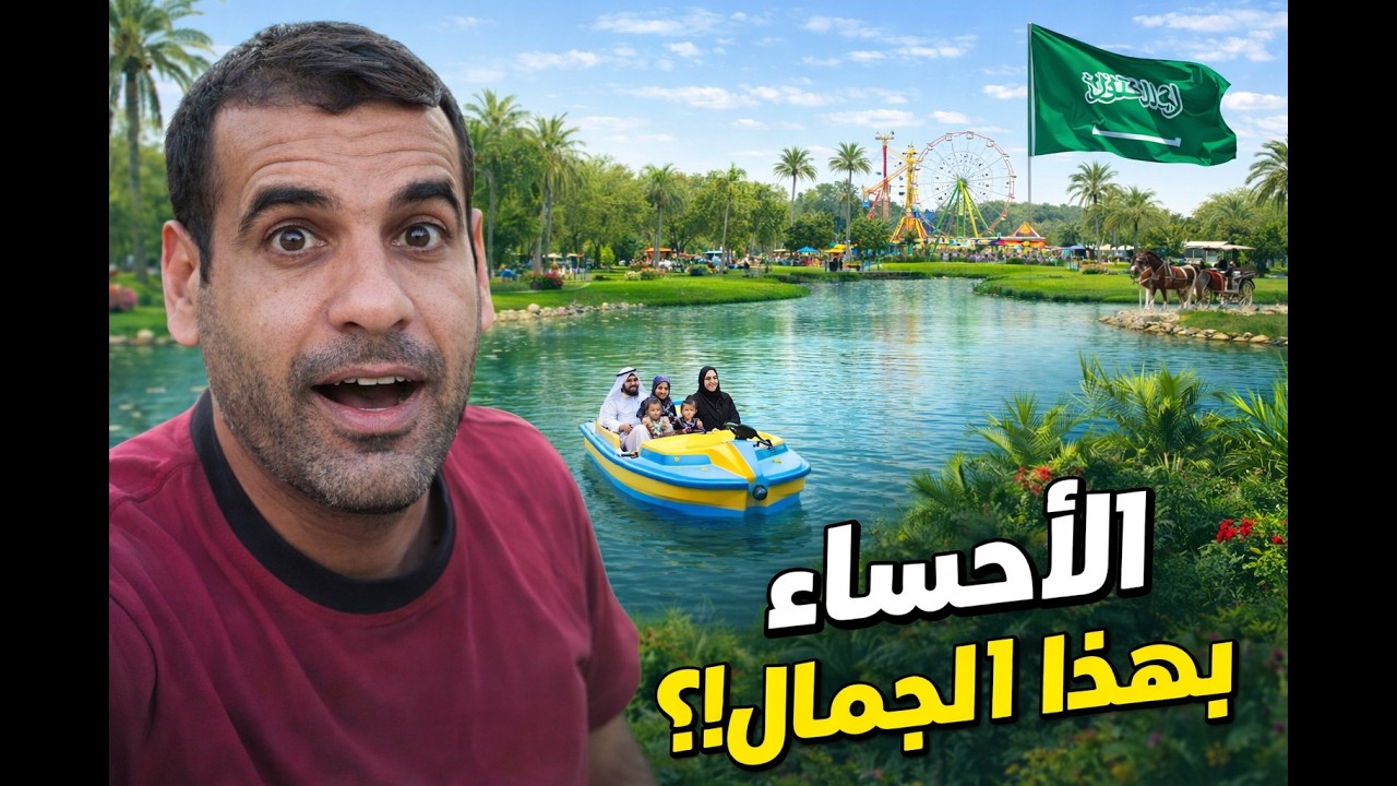 منتزه جواثا في الأحساء| تجربة سياحية عائلية مذهلة بين الطبيعة والتاريخ في السعودية